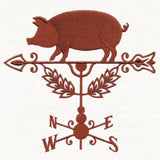 Weather Vane Silhouette - Pig