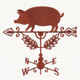 Weather Vane Silhouette - Pig