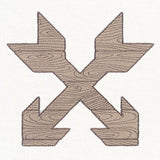 Rustic Decor - Crossed Arrows