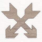 Rustic Decor - Crossed Arrows