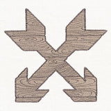 Rustic Decor - Crossed Arrows