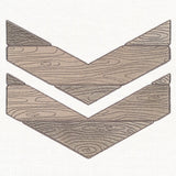 Rustic Decor - Wooden Chevron