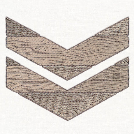 Rustic Decor - Wooden Chevron