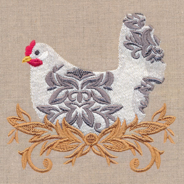 Damask Hen