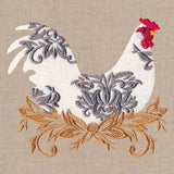 Damask Rooster