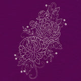 Blissful Chrysanthemum Spray (Whitework)