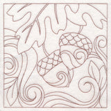 Autumn Quilting Acorns (Double Run)