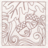 Autumn Quilting Acorns (Double Run)