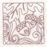 Autumn Quilting Acorns (Double Run)