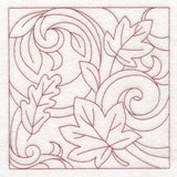 Autumn Quilting Leaves 1 (Double Run)