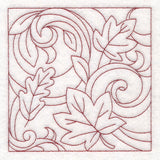 Autumn Quilting Leaves 1 (Double Run)