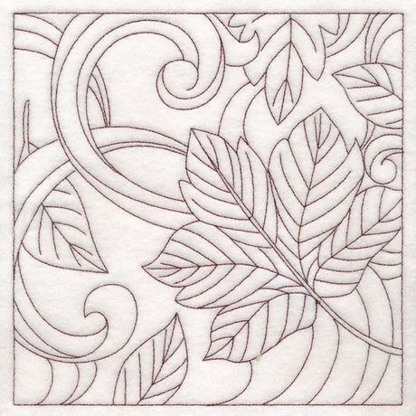 Autumn Quilting Leaves 2 (Double Run)