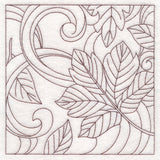 Autumn Quilting Leaves 2 (Double Run)