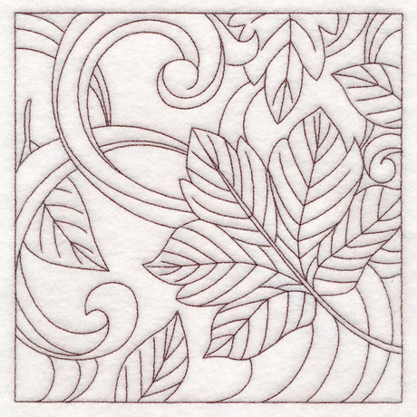 Autumn Quilting Leaves 2 (Double Run)