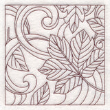 Autumn Quilting Leaves 2 (Double Run)