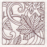 Autumn Quilting Leaves 2 (Double Run)