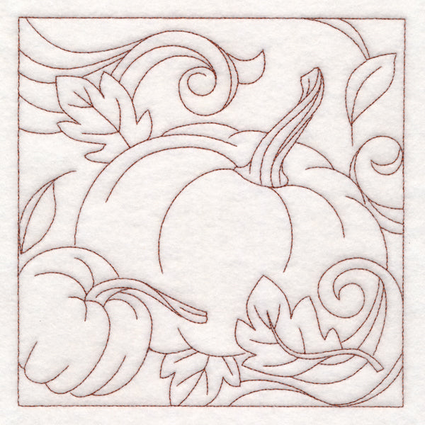 Autumn Quilting Pumpkins (Double Run)