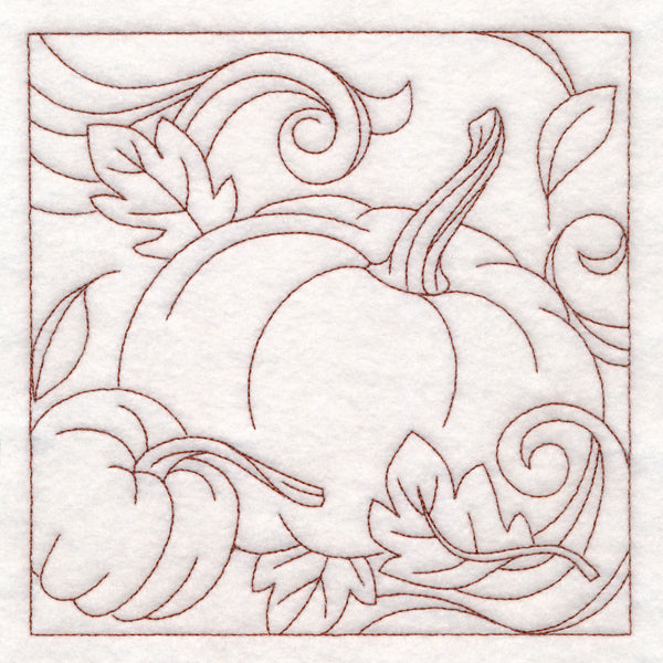 Autumn Quilting Pumpkins (Double Run)
