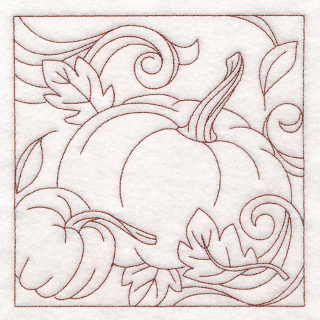 Autumn Quilting Pumpkins (Double Run)