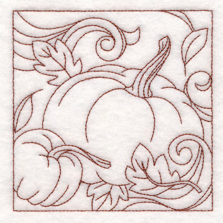 Autumn Quilting Pumpkins (Double Run)
