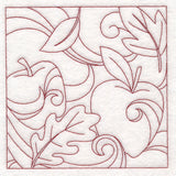 Autumn Quilting Apples (Double Run)