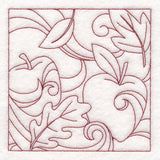 Autumn Quilting Apples (Double Run)