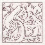 Autumn Quilting Gourds (Double Run)