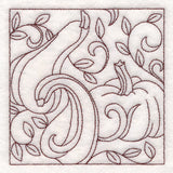 Autumn Quilting Gourds (Double Run)