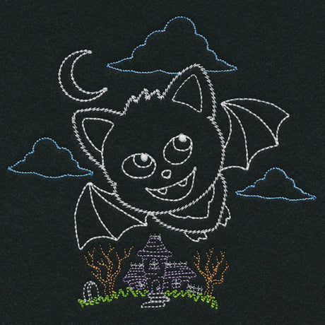 Playful Halloween Glow - Bat (Vintage)