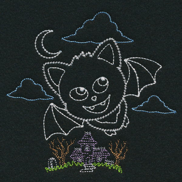Playful Halloween Glow - Bat (Vintage)