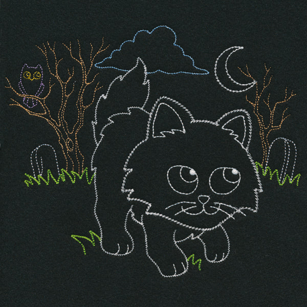 Playful Halloween Glow - Cat (Vintage)