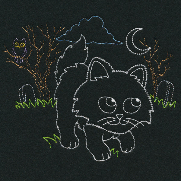 Playful Halloween Glow - Cat (Vintage)