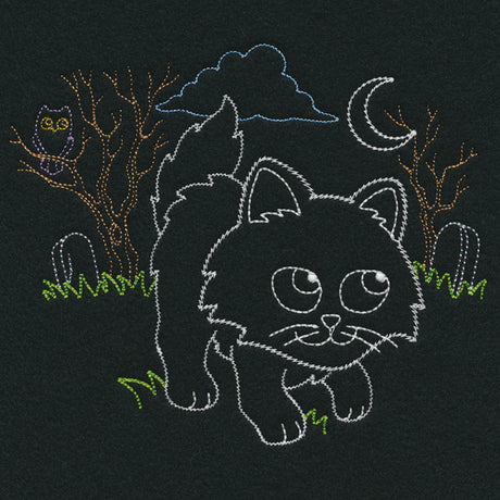 Playful Halloween Glow - Cat (Vintage)