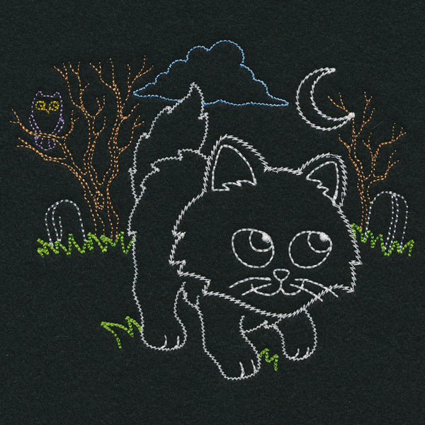 Playful Halloween Glow - Cat (Vintage)