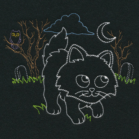 Playful Halloween Glow - Cat (Vintage)