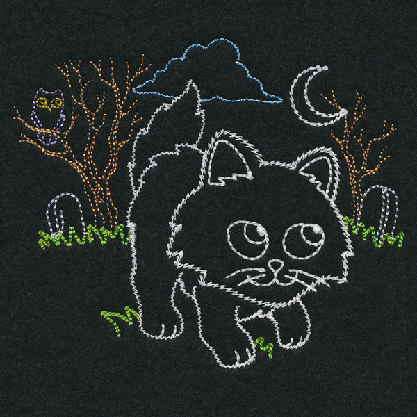Playful Halloween Glow - Cat (Vintage)