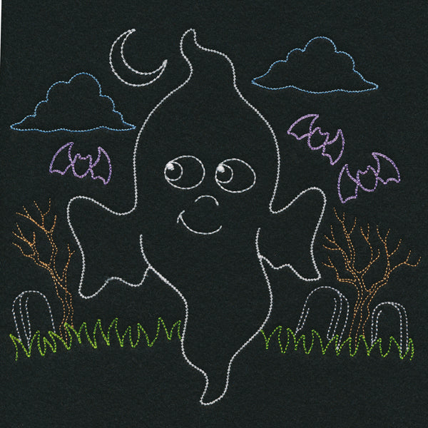 Playful Halloween Glow - Ghost (Vintage)