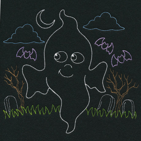 Playful Halloween Glow - Ghost (Vintage)