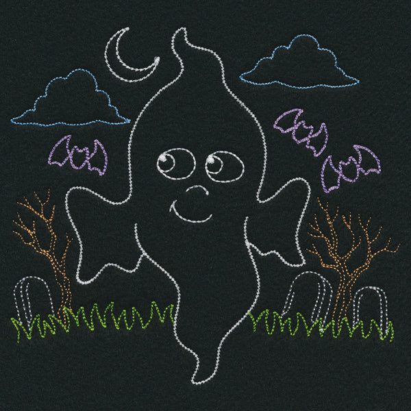 Playful Halloween Glow - Ghost (Vintage)