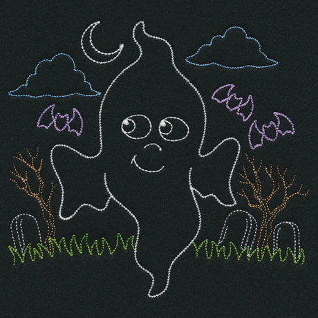 Playful Halloween Glow - Ghost (Vintage)