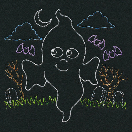 Playful Halloween Glow - Ghost (Vintage)