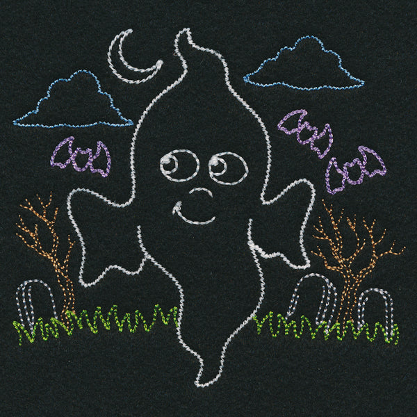 Playful Halloween Glow - Ghost (Vintage)