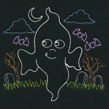 Playful Halloween Glow - Ghost (Vintage)