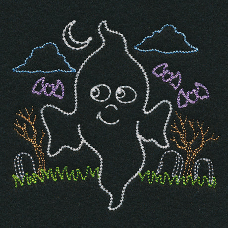 Playful Halloween Glow - Ghost (Vintage)