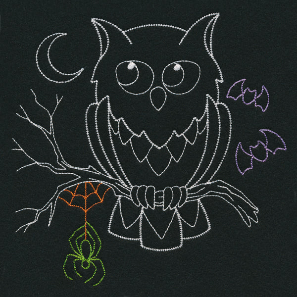 Playful Halloween Glow - Owl (Vintage)