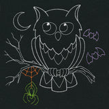 Playful Halloween Glow - Owl (Vintage)