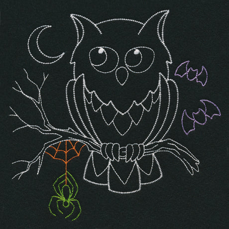 Playful Halloween Glow - Owl (Vintage)
