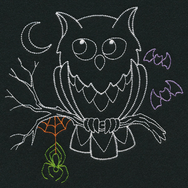 Playful Halloween Glow - Owl (Vintage)