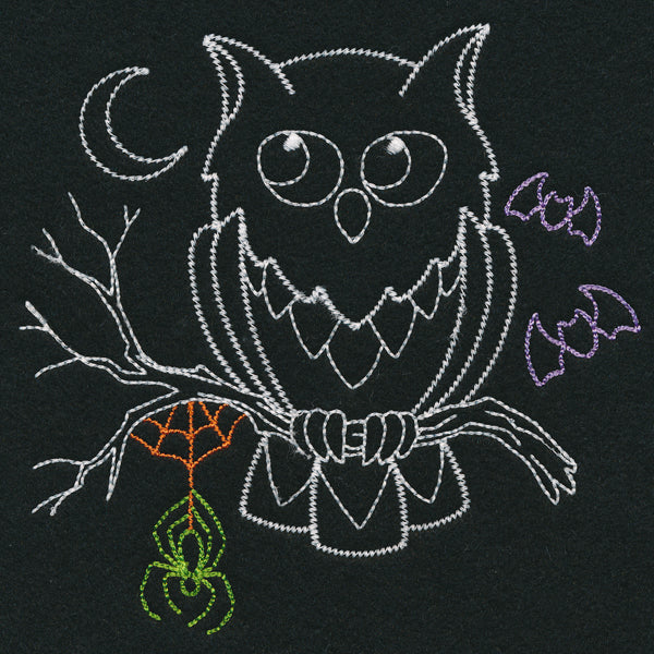 Playful Halloween Glow - Owl (Vintage)