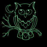 Playful Halloween Glow - Owl (Vintage)